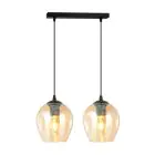 Emibig Pendel Lampe Istar Stål Svart | Egnet for 2x E27 - Max 10W