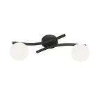Emibig Taklampe Opus Stål Svart | Egnet for 2x E14 - Max 10W