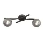 Emibig Taklampe Opus Stål Svart | Egnet for 2x E14 - Max 10W