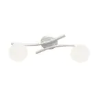Emibig Taklampe Opus Stål Hvit | Egnet for 2x E14 - Max 10W