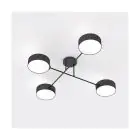 Emibig Taklampe Maga Stål Svart | Egnet for 4x E14 - Max 10W