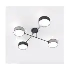 Emibig Taklampe Maga Stål Svart | Egnet for 4x E14 - Max 10W