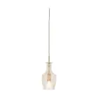 It's about RoMi Pendel Lampe Brussels Glass Gull | Egnet for 1x E14 