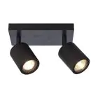 Good&Mojo Taklampe Java Bambus Svart | Egnet for 2x GU10 