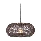 Good&Mojo Pendel Lampe Arizona Rattan Burgundy S | Egnet for 1x E27 