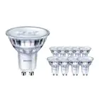 Fordelspakning 10x Philips Corepro LED Spot GU10 PAR16 4.6W 370lm 36D - 830 varm hvit | erstatter 50W