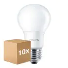 Fordelspakning 10x Philips Corepro LED Pære E27 Pære matt 8W 806lm - 830 varm hvit | erstatter 60W