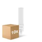Fordelspakning 10x Noxion Lucent PL-C LED 5.2W - 830 Varm Hvit | 2-Stift - Erstatter 18W