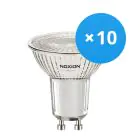 Fordelspakning 10x Noxion PerfectColor LED spot GU10 PAR16 3W 230lm 60D - 927 ekstra varm hvit | beste fargegjengivelse - dimbar - erstatter 35W