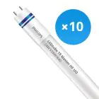 Fordelspakning 10x Philips LED Lysrør T8 MASTER (HF) Ultra Output 24W 3700lm - 840 kald hvit | 150cm - erstatter 58W