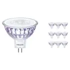 Fordelspakning 10x Philips Master Value LED Spot GU5.3 MR16 7.5W 630lm 60D - 930 varm hvit | beste fargegjengivelse - dimbar - erstatter 50W