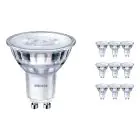 Fordelspakning 10x Philips Corepro LED Spot GU10 PAR16 2.7W 225lm 36D - 830 varm hvit | erstatter 25W