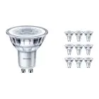 Fordelspakning 10x Philips Corepro LED Spot GU10 PAR16 3.5W 275lm 36D - 840 kald hvit | erstatter 35W