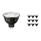 Fordelspakning 10x Philips Master LED Spot GU5.3 MR16 6.7W 420lm 36D - 927 ekstra varm hvit | beste fargegjengivelse - dimbar - erstatter 35W