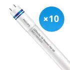 Fordelspakning 10x Philips LED Lysrør T8 MASTER (HF) High Output 8W 1000lm - 830 varm hvit | 60cm - erstatter 18W