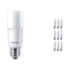 Fordelspakning 10x Philips Corepro LED E27 Tubular Stick matt 9.5W 1050lm - 840 kald hvit | erstatter 75W