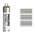 Fordelspakning 25x Philips MASTER Actinic BL T5 Short 6W - Ultrafiolett | 21cm