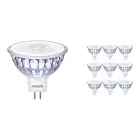 Fordelspakning 10x Philips Master Value LED Spot GU5.3 MR16 7.5W 660lm 36D - 940 kald hvit | beste fargegjengivelse - dimbar - erstatter 50W