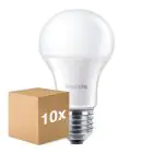Fordelspakning 10x Philips Corepro LED Pære E27 Pære matt 13W 1521lm - 840 kald hvit | erstatter 100W