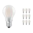 Fordelspakning 10x Ledvance Classic LED E27 Pære filament matt 4.8W 470lm - 827 ekstra varm hvit | dimbar - erstatter 40W