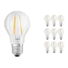 Fordelspakning 10x Ledvance Classic LED E27 Pære filament klar 4.2W 470lm - 927 ekstra varm hvit | beste fargegjengivelse - dimbar - erstatter 40W