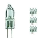 Fordelspakning 10x Philips Microprojection Halogen G4 Pære Focusline 30 W 