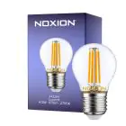 Noxion Lucent LED E27 Ball filament klar 4.5W 470lm - 827 ekstra varm hvit | erstatter 40W