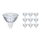 Fordelspakning 10x Philips Corepro LED Spot GU5.3 MR16 2.9W 230lm 36D - 827 ekstra varm hvit | erstatter 20W