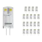 Fordelspakning 20x Ledvance Performance LED Capsule G4 klar 0.9W 100lm - 827 ekstra varm hvit | erstatter 10W