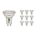 Fordelspakning 10x Noxion LED Spot GU10 PAR16 4.8W 450lm 36D - 827 Ekstra Varm Hvit | Erstatter 65W