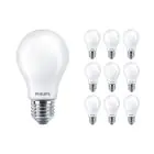 Fordelspakning 10x Philips MASTER Value LED Pære E27 Pære matt 5.9W 806lm - 927 ekstra varm hvit | beste fargegjengivelse - dimbar - erstatter 60W