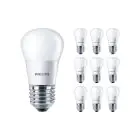 Fordelspakning 10x Philips Corepro LED Lustre E27 Ball matt 5W 470lm - 827 ekstra varm hvit | erstatter 40W