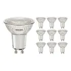 Fordelspakning 10x Noxion LED spot GU10 PAR16 4W 345lm 36D - 827 ekstra varm hvit | dimbar - erstatter 50W