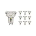 Fordelspakning 10x Noxion LED spot GU10 PAR16 5.5W 560lm 36D - 830 varm hvit | erstatter 75W