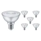 Fordelspakning 6x Philips Master Value LED Pære Reflektor E27 PAR30 9.5W 740lm 25D - 927 ekstra varm hvit | beste fargegjengivelse - dimbar - erstatter 75W