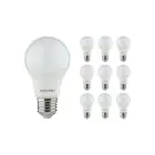Fordelspakning 10x Noxion Lucent Classic LED E27 Pære matt 8W 806lm - 827 ekstra varm hvit | erstatter 60W