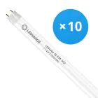 Fordelspakning 10x Ledvance LED Lysrør T8 Superior (EM/Mains) High Output 11.4W 2000lm - 840 Kald Hvit | 105cm - Erstatter 38W