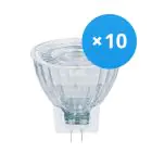 Fordelspakning 10x Ledvance Performance LED spot Reflektor GU4 MR11 4.2W 345lm 36D - 827 ekstra varm hvit | erstatter 35W
