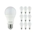 Fordelspakning 10x Noxion Lucent Classic LED E27 Pære matt 11W 1055lm - 827 ekstra varm hvit | dimbar - erstatter 75W
