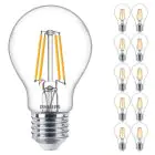 Fordelspakning 10x Philips MASTER Value LED Pære E27 Pære klar 3.4W 470lm - 927 ekstra varm hvit | beste fargegjengivelse - dimbar - erstatter 40W