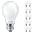 Fordelspakning 10x Philips Corepro LED Pære E27 Pære matt 7W 806lm - 830 varm hvit | erstatter 60W