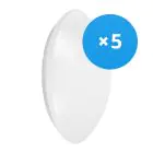 Fordelspakning 5x Ledvance Surface Rund 250 13W 830 920lm Hvit IP44 | varm hvit