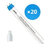 Fordelspakning 20x Philips LED Lysrør T8 CorePro (EM/Mains) Standard Output 15.5W 1800lm - 840 kald hvit | 120cm - erstatter 36W