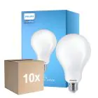 Fordelspakning 10x Philips Corepro LED Pære E27 Pære matt 23W 3452lm - 827 ekstra varm hvit | erstatter 200W