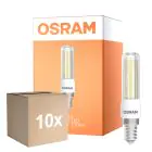 Fordelspakning 10x Osram Special T Slim LED E14 Klar 6.5W 806lm - 827 Ekstra Varm Hvit | Dimbar - Erstatter 60W