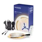 Noxion LED Strip Naga 5 Meter Komplet set - Smart Wifi - 24V - 320LEDs/m - COB - 8W/m - 930 Varm Hvit | 8mm - IP20 - Beste Fargegjengivelse