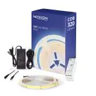 Noxion LED Strip Naga 5 Meter Komplet set - Smart Wifi - 24V - 320LEDs/m - COB - 8W/m - 940 Kald Hvit | 8mm - IP20 - Beste Fargegjengivelse