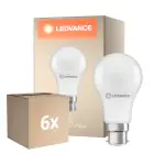 Fordelspakning 6x Ledvance Performance LED Pære B22d Pære matt 8.5W 806lm - 827 ekstra varm hvit | erstatter 60W