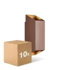 Fordelspakning 10x Nordlux Nico Veggbelysning Aluminium Rusten Up & Down | IP54 - Egnet for 2x GU10