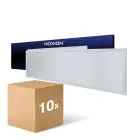 Fordelspakning 10x Noxion LED Panel Ecowhite V4.0 28W 3360lm - 830-840-865 CCT | 120x30cm